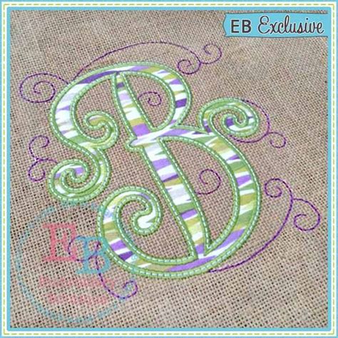 Discover oesd's extensive variety of alphabets, monograms, and fonts for machine embroidery. Antique Swirls Applique Alphabet | Machine embroidery ...