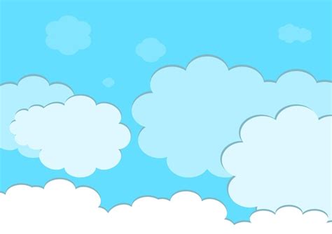 Premium Vector Background Cloudy Sky Vector Illustration