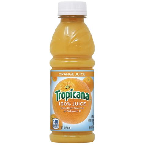 Tropicana 100 Orange Juice 10 Fl Oz