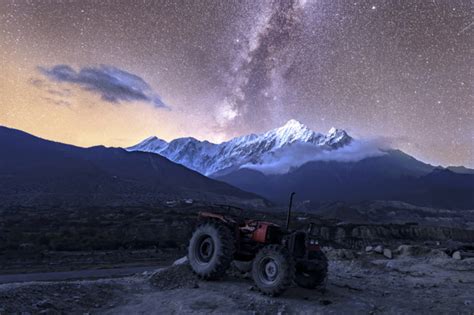 Premium Photo Beautiful Milky Way In Jomsom Muktinath Annapurna