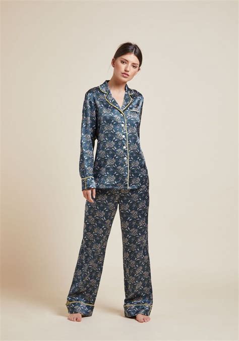 Olivia Von Halle Lila Bettina Silk Pyjama