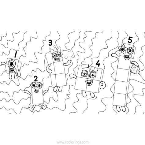 Numberblocks Coloring Pages 12