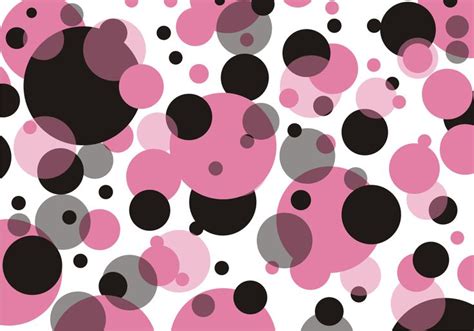 Polka Dots Pattern Free Vector Polka Dot Background Pink Polka Dots