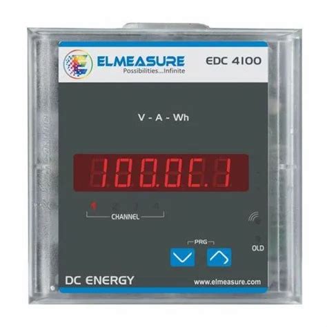 Single Elmeasure Dc Energy Meters Edc 4100 For Industrial At Rs 4300