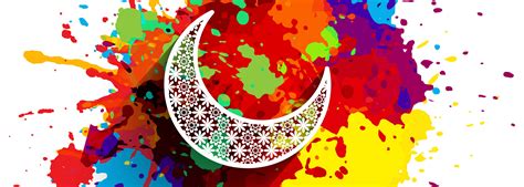 Ramadan Kareem Colorful Splatter Banner 677284 Vector Art At Vecteezy