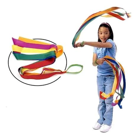 Buy 12pcs Rainbow Ribbon Dance Ribbon Colored Ribbon