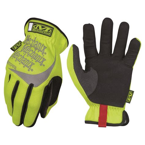 Mechanix Wear Hi Viz Fastfit Synethic Leather Mechanic Gloves Sff 91 Md