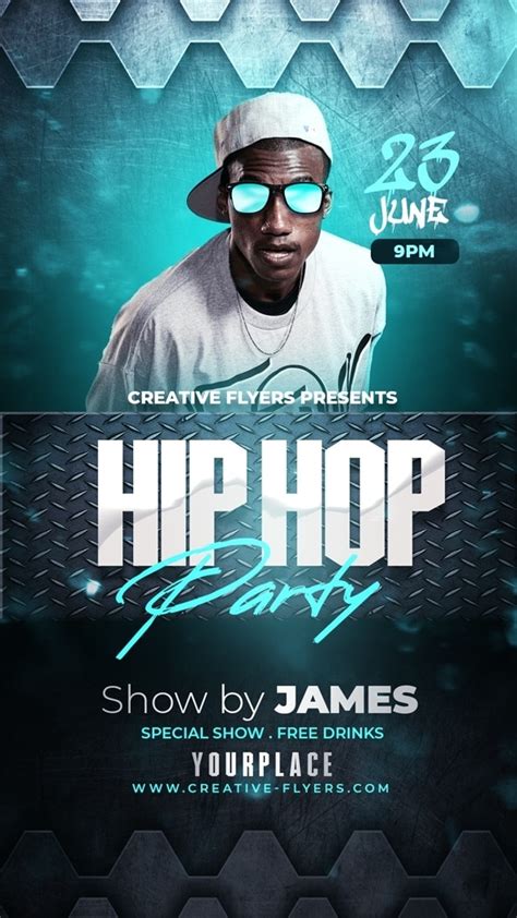 Hip Hop Flyer Design To Edit With Photoshop Creative Flyers