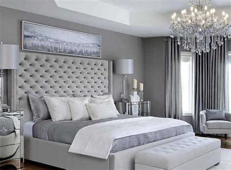 25 Stunning Grey And Silver Bedroom Ideas With Photos Aspect Wall