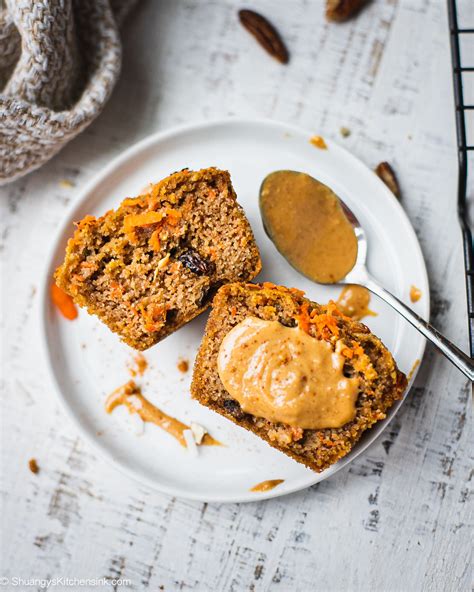 Healthy Carrot Cake Muffins Paleo Keto Option Shuangys Kitchensink