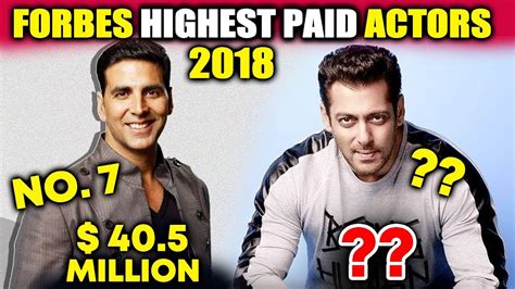 Akshay Salman Among Top 10 Worlds Highest Paid Actors Forbes