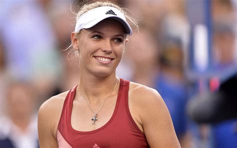 2024 Caroline Wozniacki Tennis Danish Tennis Player Portrait Smile