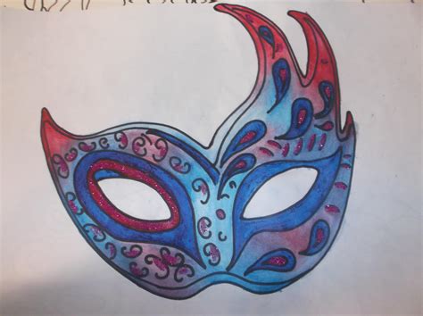 Masquerade Mask Drawing By I Love Chocolate96 On Deviantart