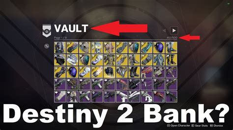 How To Store Armor And Weapons In Destiny 2 Where Is The Vault