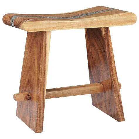 Stool Solid Suar Wood And Polyresin Home And Garden All Your Home