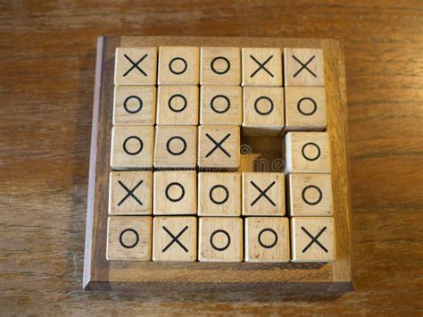 Tic Tac Toe Stock Image Image Of Craft Difficult Skill 76302631