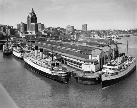Early 1960s Photo Of Cpr Ships Docked At Pier C Now