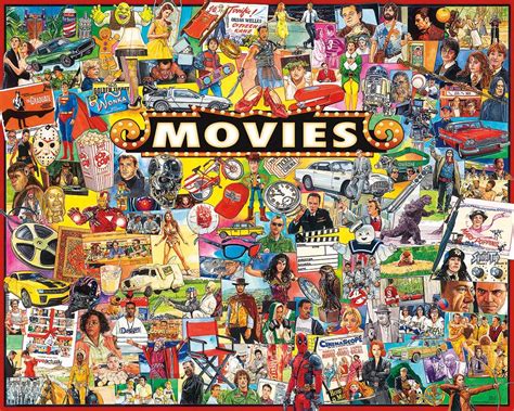 White Mountain Puzzles The Movies 1000 Piece Jigsaw Puzzle Amazon