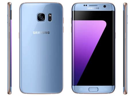 Samsung released galaxy s7 android smartphone in march 2016. Blue Coral Samsung Galaxy S7 edge now available in ...
