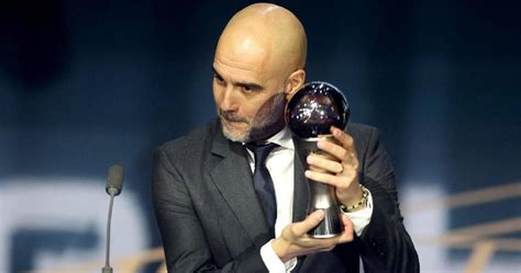 Pep Guardiola Recibe El Premio The Best De Fifa Como El Mejor Entrenador