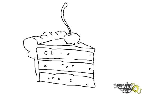Cake Drawing Easy Step By Step