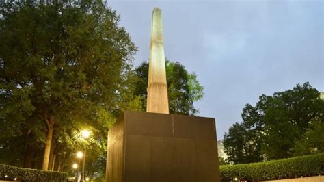 Crews Cover Confederate Monument In Birmingham Wbma