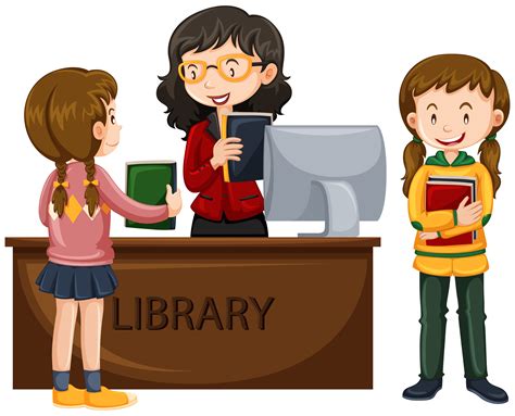 Librarian Vector Art Icons And Graphics For Free Download
