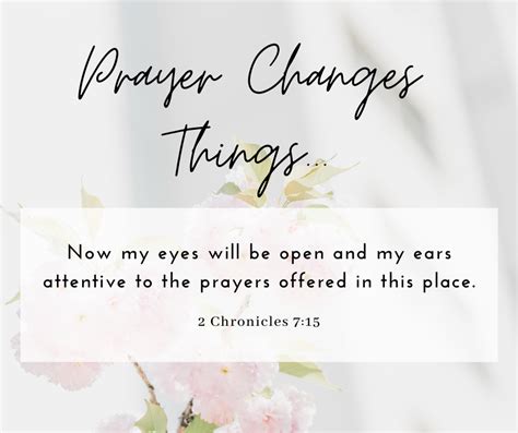 63 Scriptures To Pray For A Change