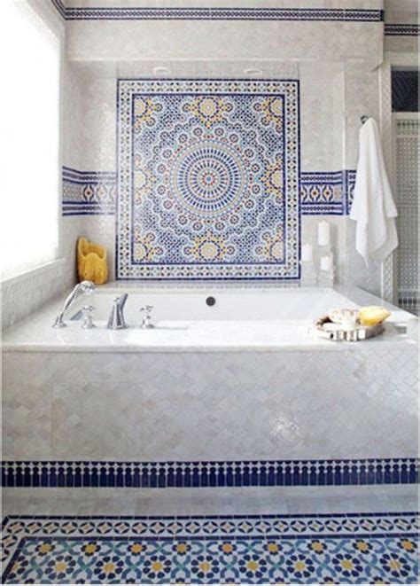 blue moroccan mosaic tile bathroom in cape region moroccan bathroom bathroom inspiration