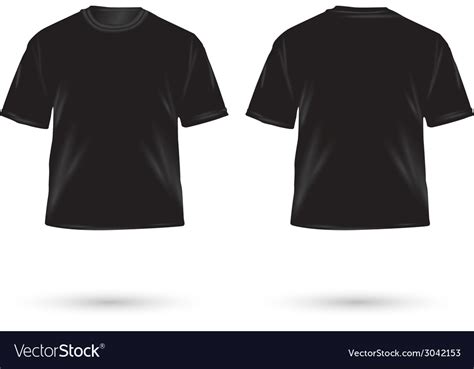 Recently added 36+ t shirt template vector images of various designs. T shirt black Royalty Free Vector Image - VectorStock