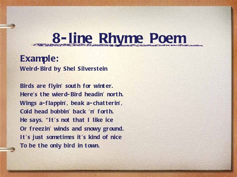 8 line Poems