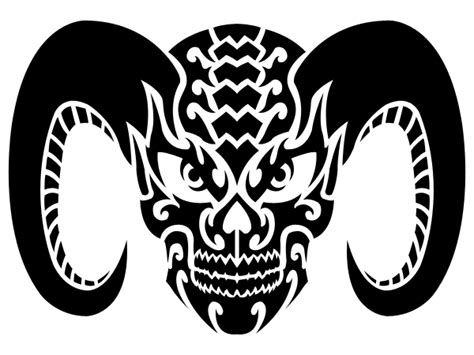 Demon Skull Tribal By Shadow696 On Deviantart