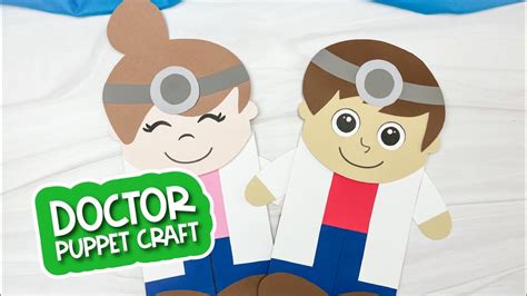 Doctor Paper Bag Puppet Craft Youtube