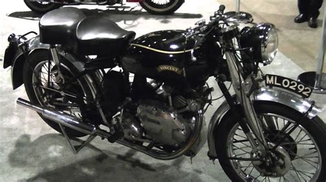 1951 Vincent Comet 500 Motorcycle Youtube