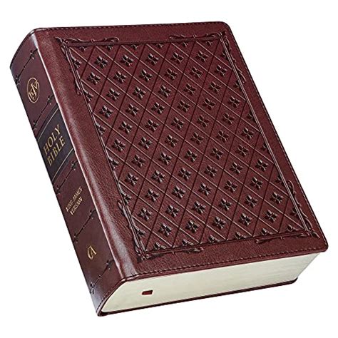 Kjv Holy Bible Large Print Note Taking Bible Faux Leather Hardcover