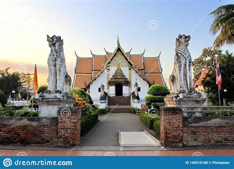 Wat Phumin Is A Unique Thai Traditional Temple And Famous Tourist