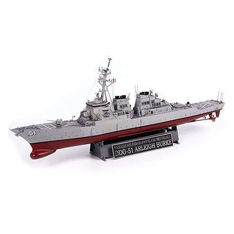 Buy Academy Plastic Model 1350 Scale Uss Arleigh Burke Ddg 51 Military Ship Kit 14406 Online