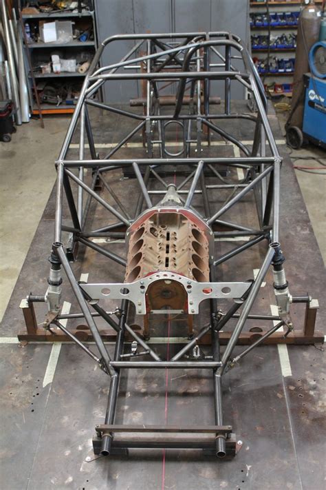 Chassis Front On Table Chassis Fabrication Race Car Chassis Tube