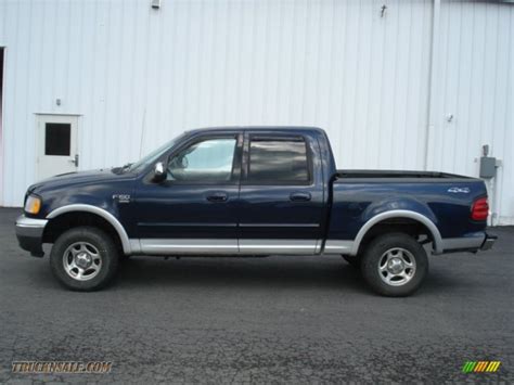 2003 Ford F150 Xlt Supercrew 4x4 In True Blue Metallic B90968 Truck