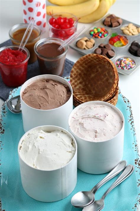 Ice Cream Sundae Bar Wishes And Dishes
