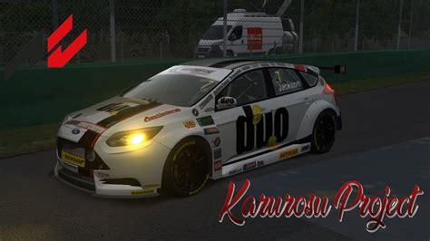 Assetto Corsa Monza Midnight Race On Ford Focus St With Mod Car