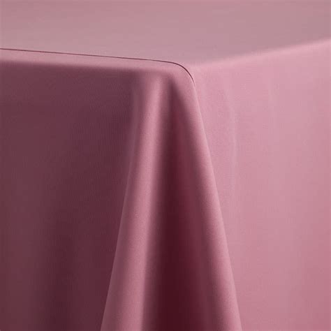 Dusty Rose Polyester Linens For Rent