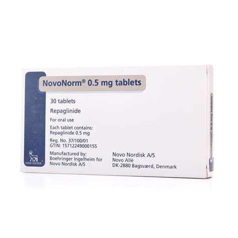 Destination is defined as the organism to which the drug or medicine is targeted. Novonorm 0.5 mg Tablet 30pcs