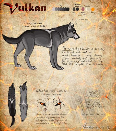 Vulkan Character Reference By Neovirah On Deviantart Character