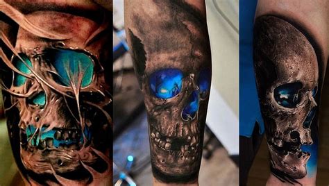 Https://techalive.net/tattoo/design Tattoo Skull 3d