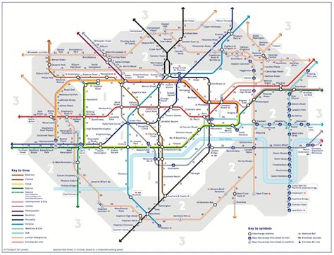 London Tube Map Large Printable