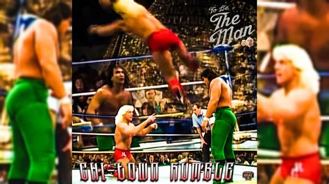 To Be The Man Ric Flair Vs Ricky Steamboat Chi Town Rumble Youtube