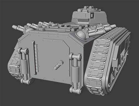 Free 3d File Tiny Space Humans Transport Tank 🛰・3d Printer Design To