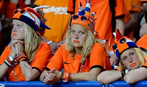 Supporters Nederland Oranjegekte