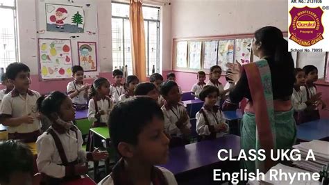 Class Ukg A English Rhyme Gurukul Montessori School Prayagraj Youtube